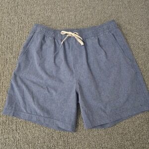 Fair Harbor Swim Trunks Mens Large Blue Stretch Beach Preppy Surf Vacation